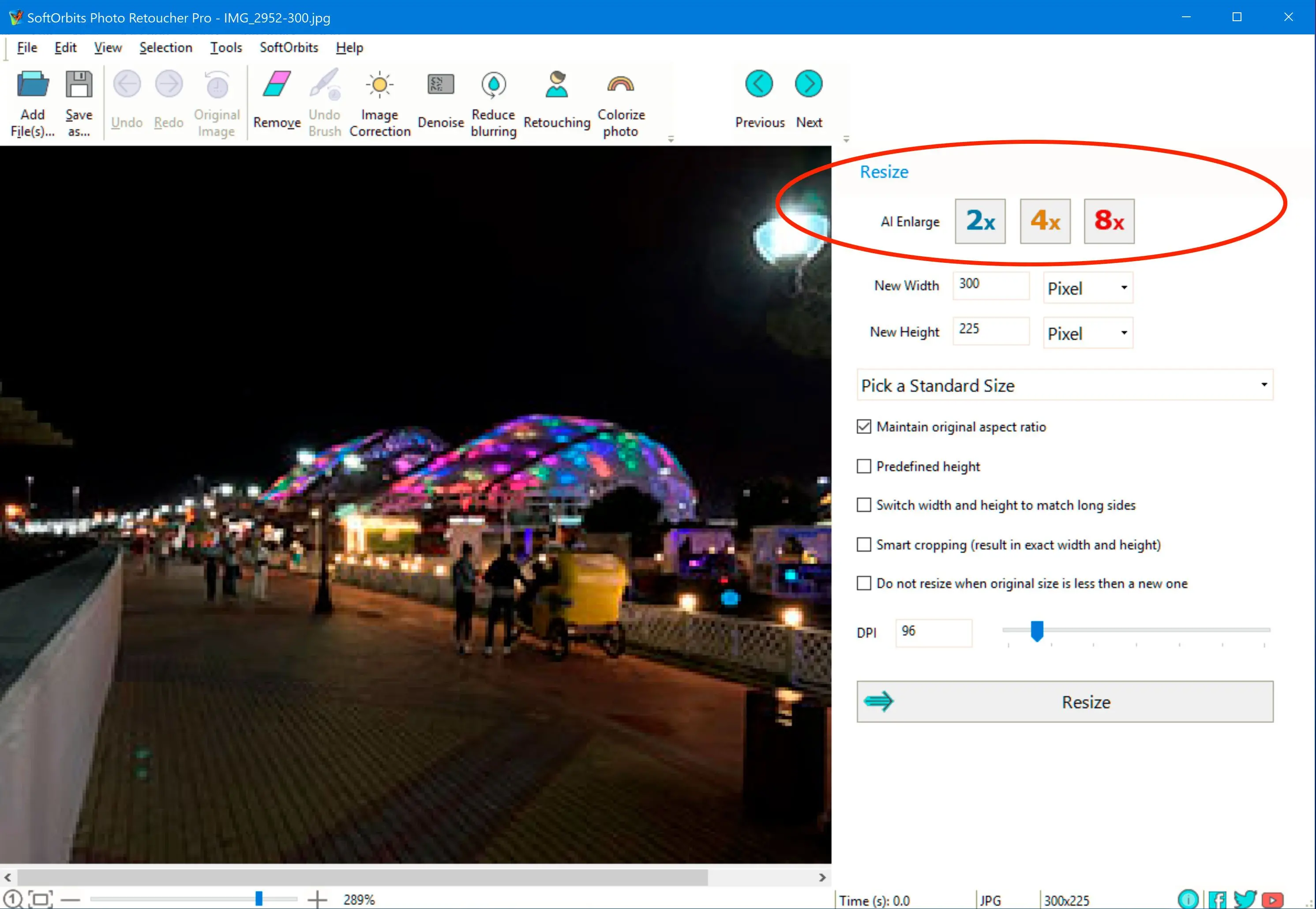 Photo Retoucher Screenshot.