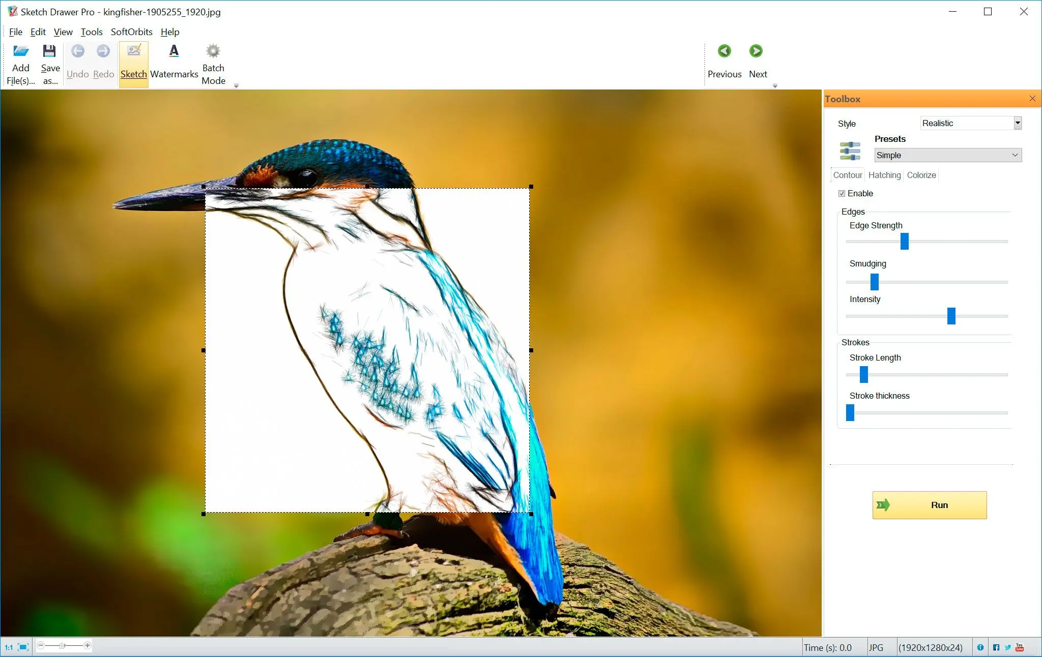  Adding photos to SoftOrbits Sketch Drawer..