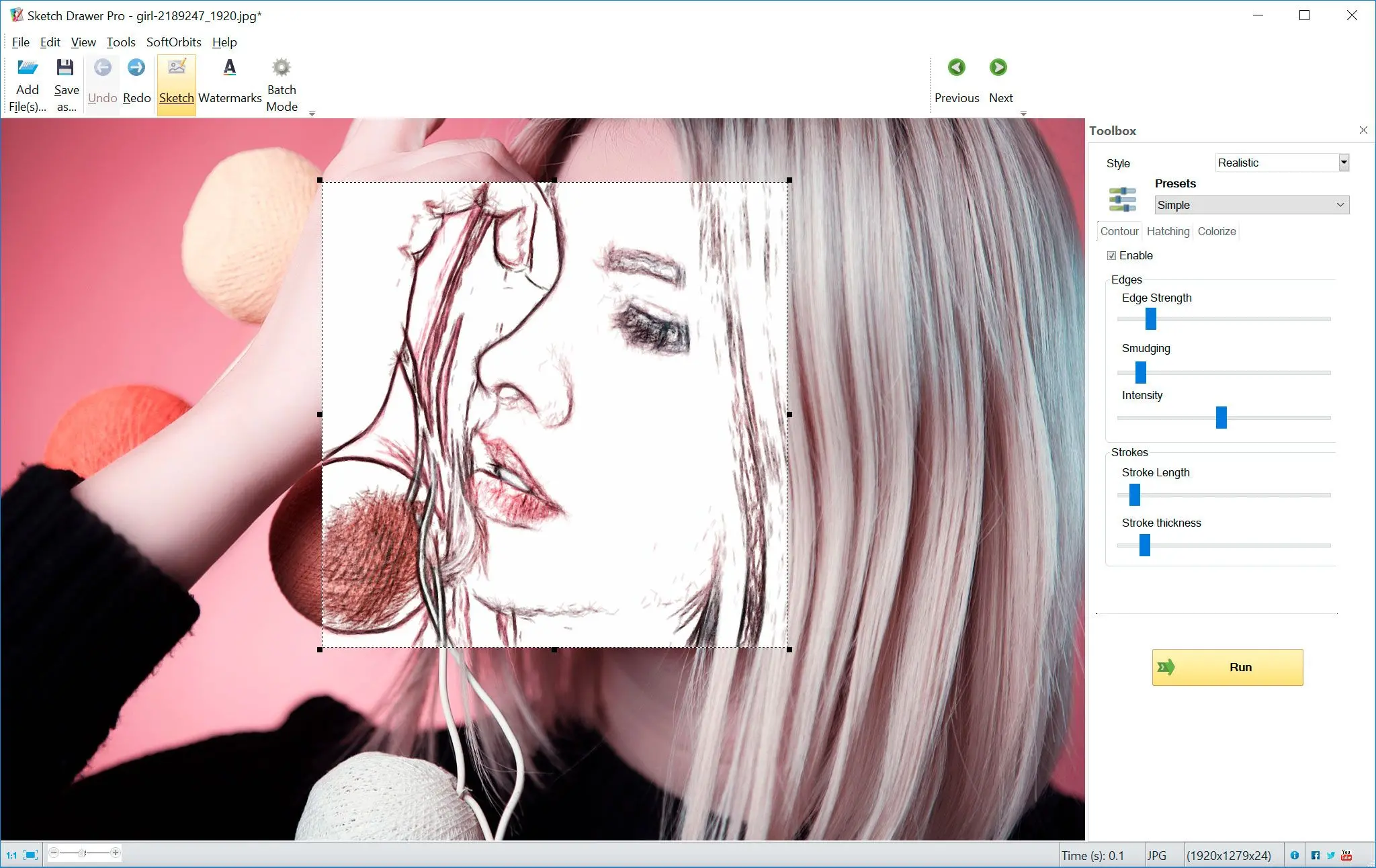 Sketch Drawer Screenshot.