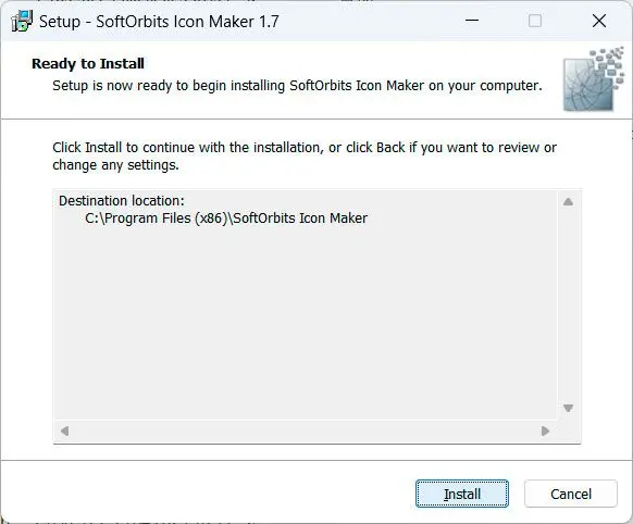  Download and install SoftOrbits Icon Maker..