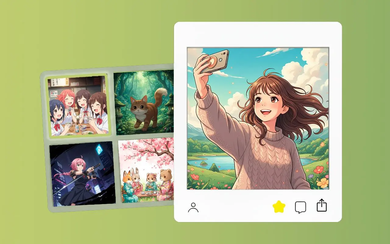 Create Anything You Can Imagine: Create Anime Photos.