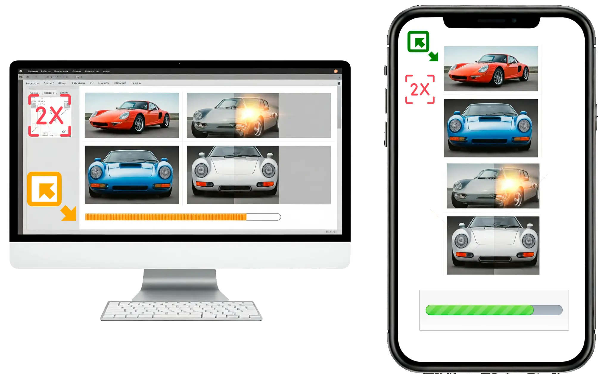 Online Bulk Image Upscaler & Downloadable Software.