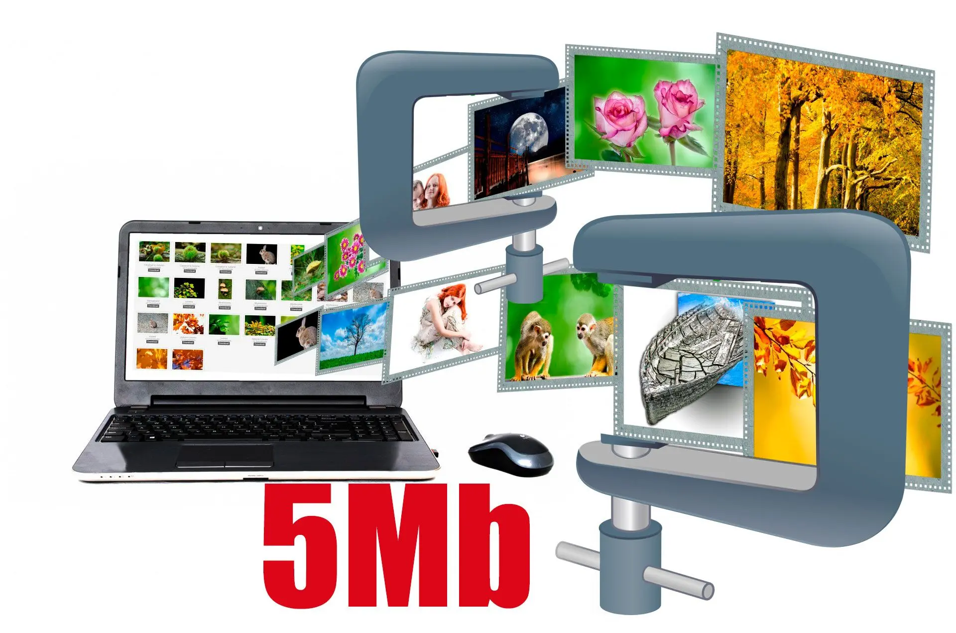 Compress images in a batch mode.