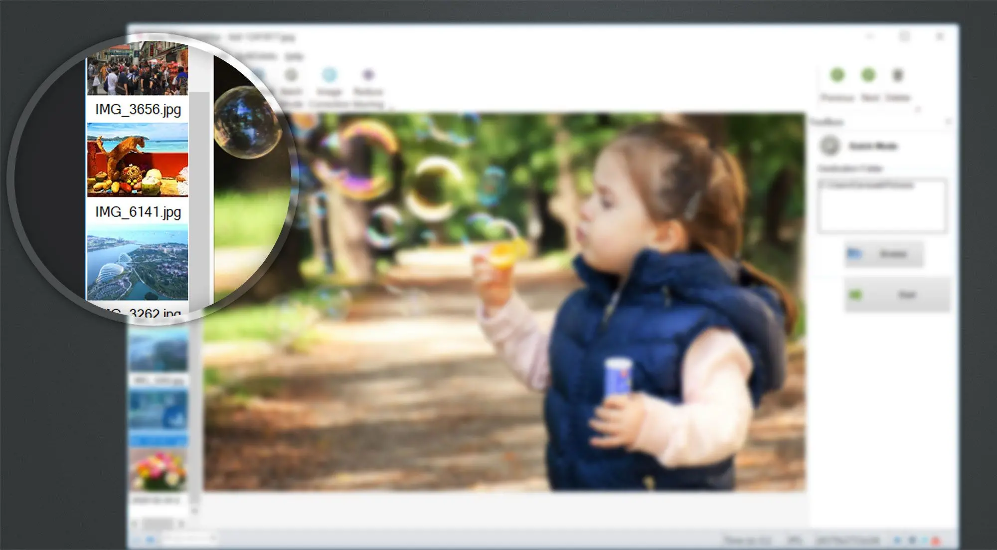 Add blurred photos.