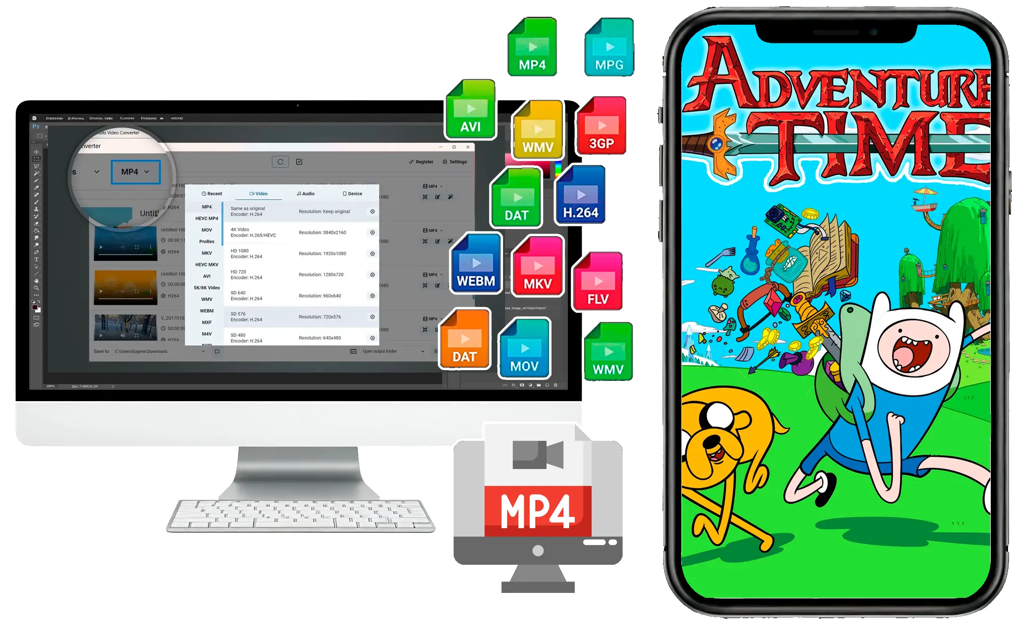 Any Video & Audio Format for Any Device.