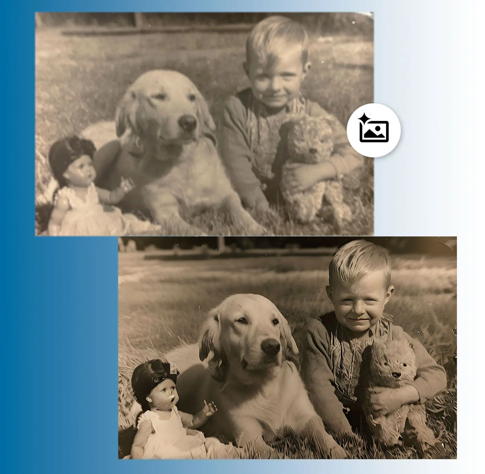 AI Powered Noise and Blur Reduction.