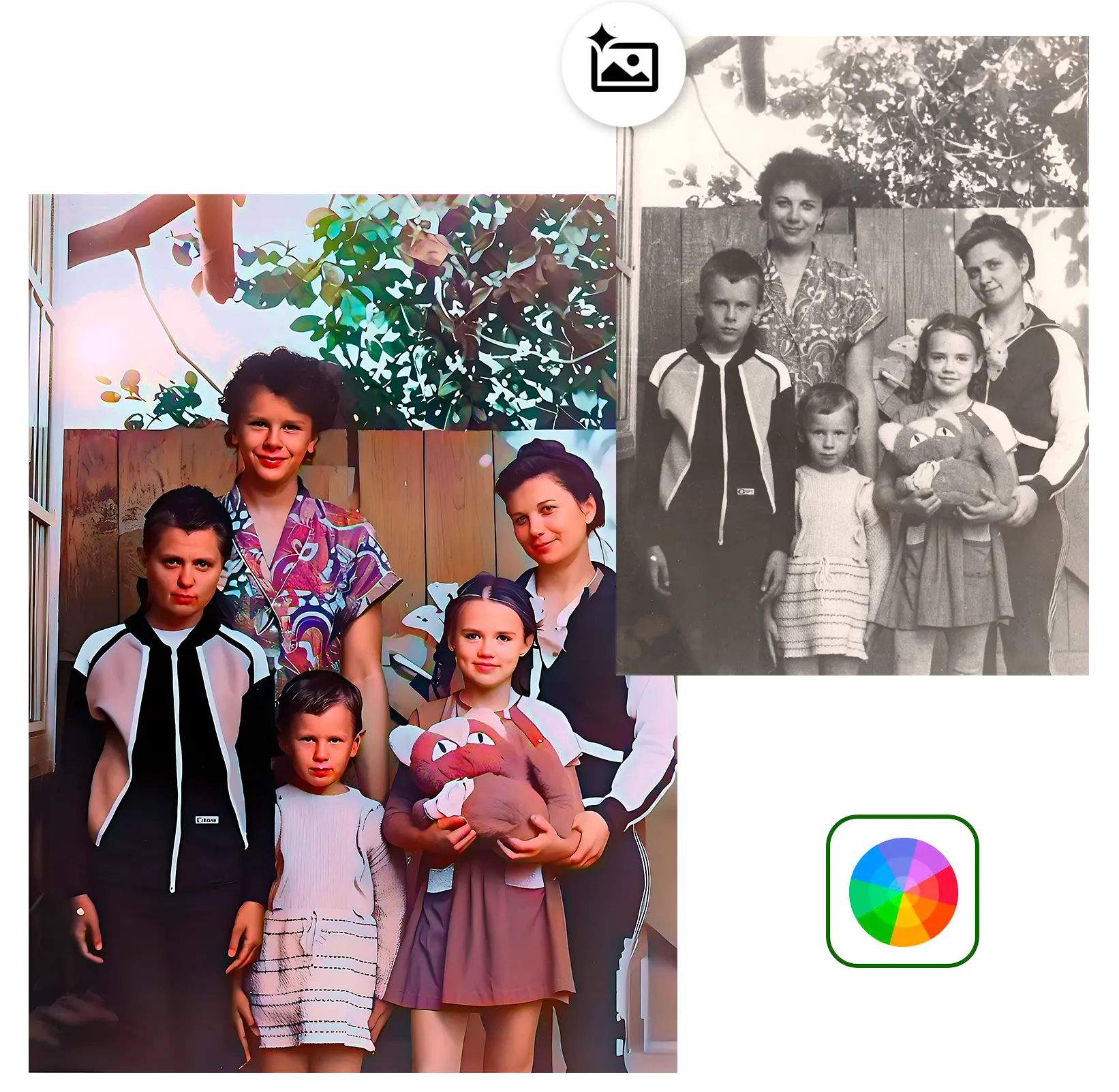 AI Powered Black-and-White Colorization.