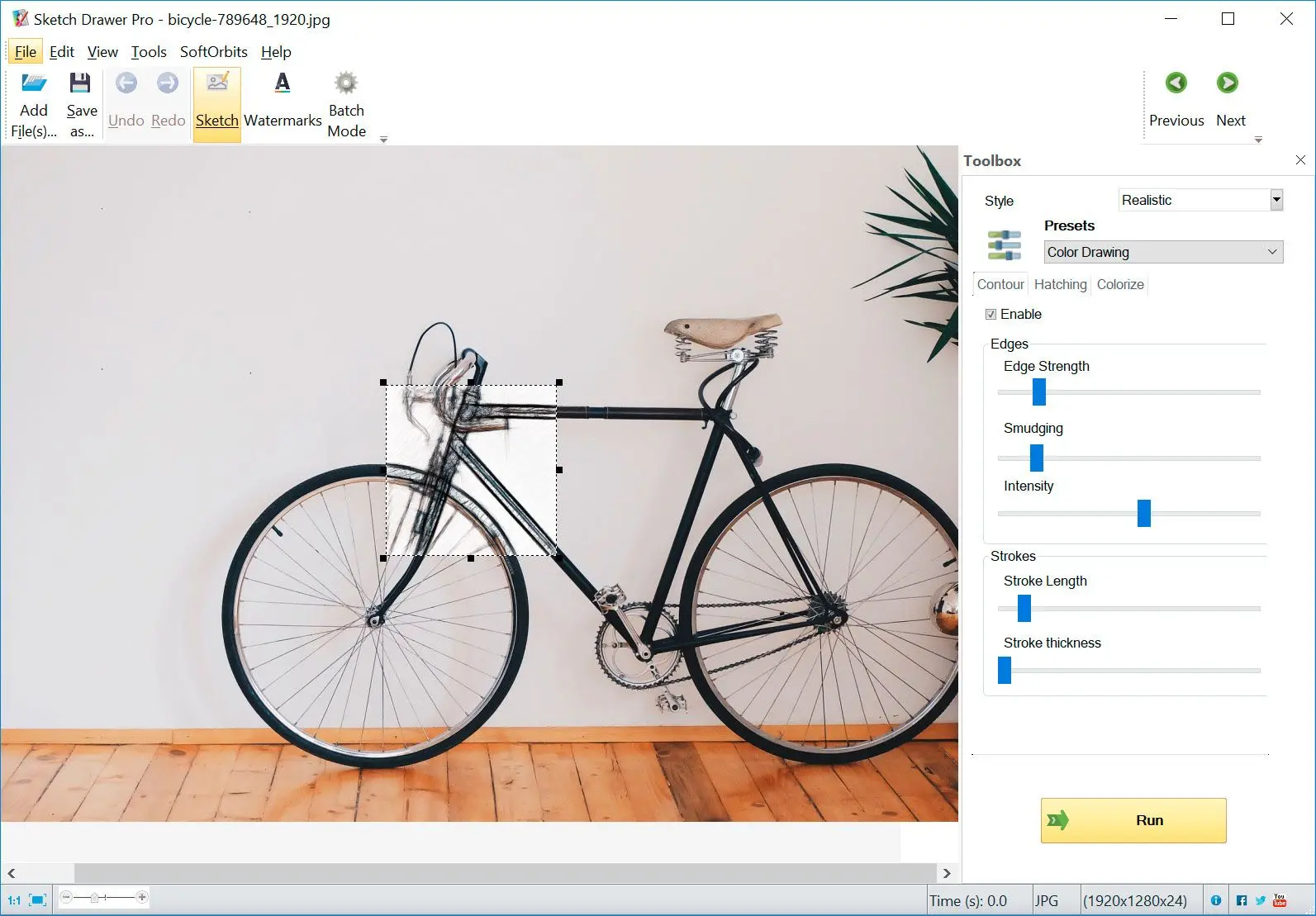 Photo to sketch converter - source image.