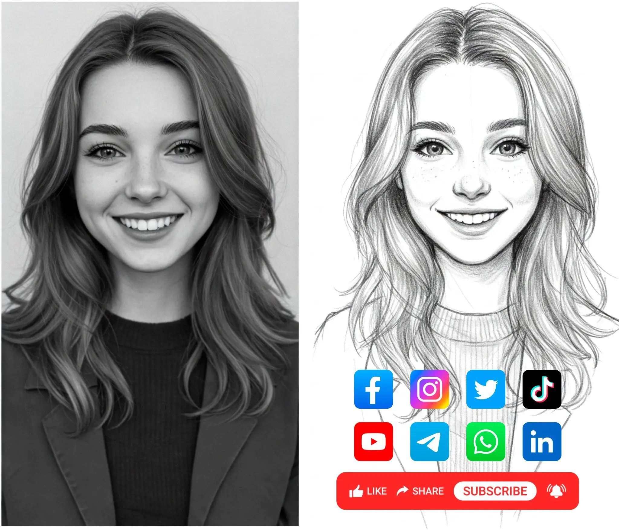 Where Can You Use Line Drawings?: Social Media & Content Creation.