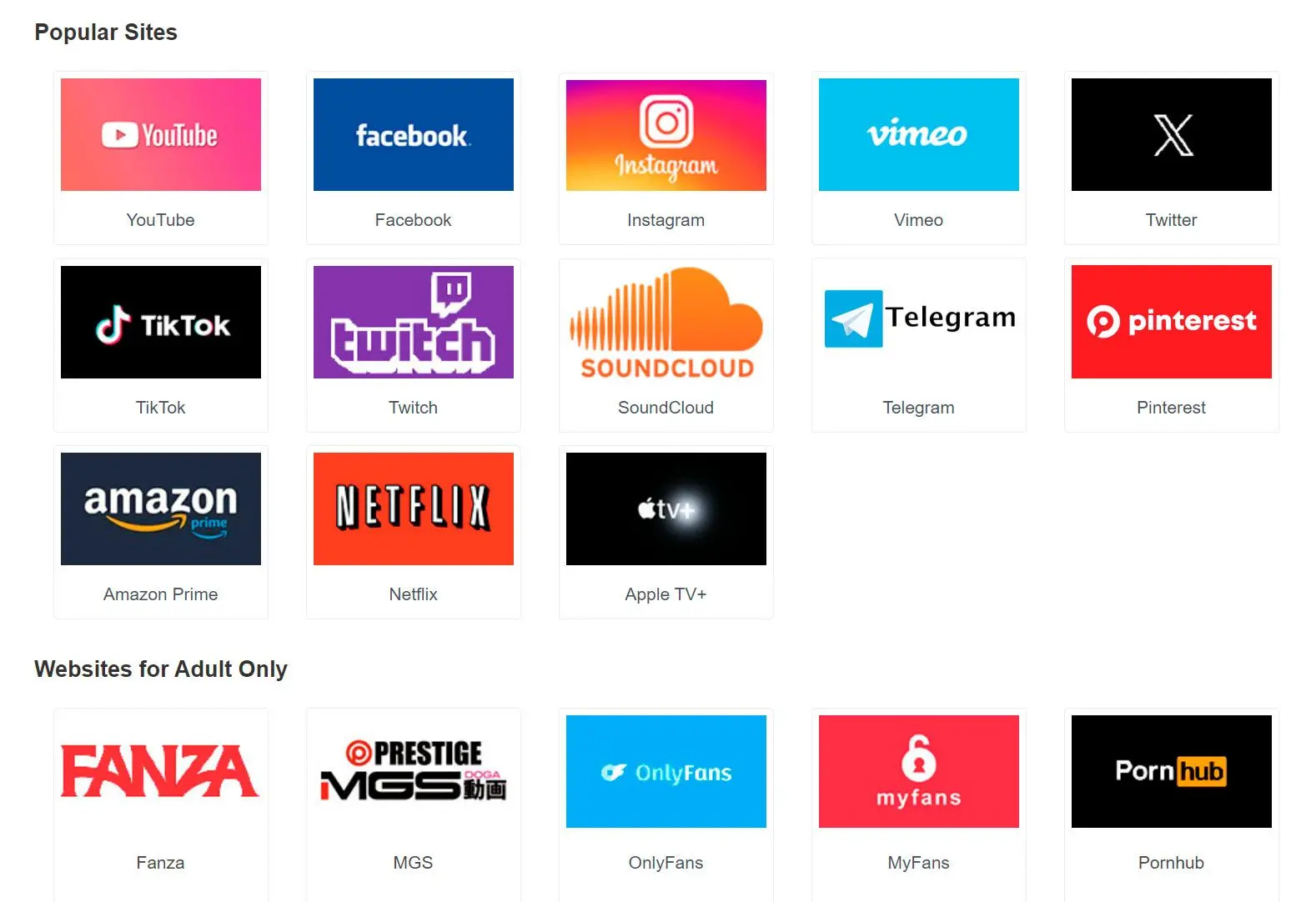 Playlists, Shorts, and Live Streams.
